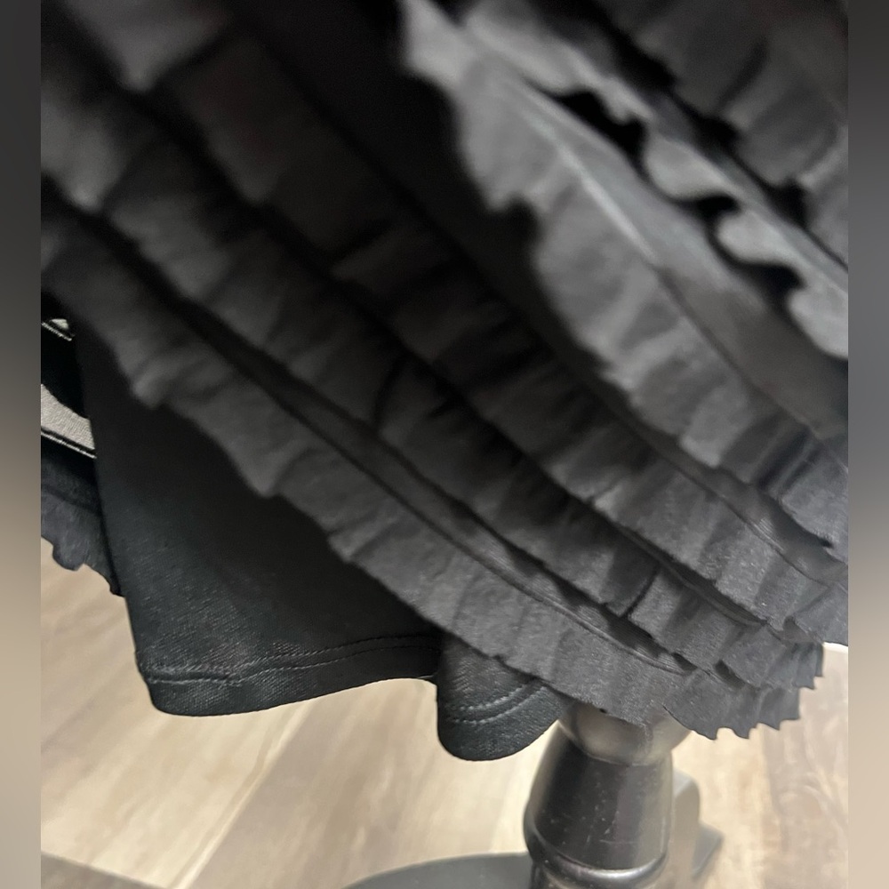 Y2K Black Ruffle Dress - Picture 9 of 15